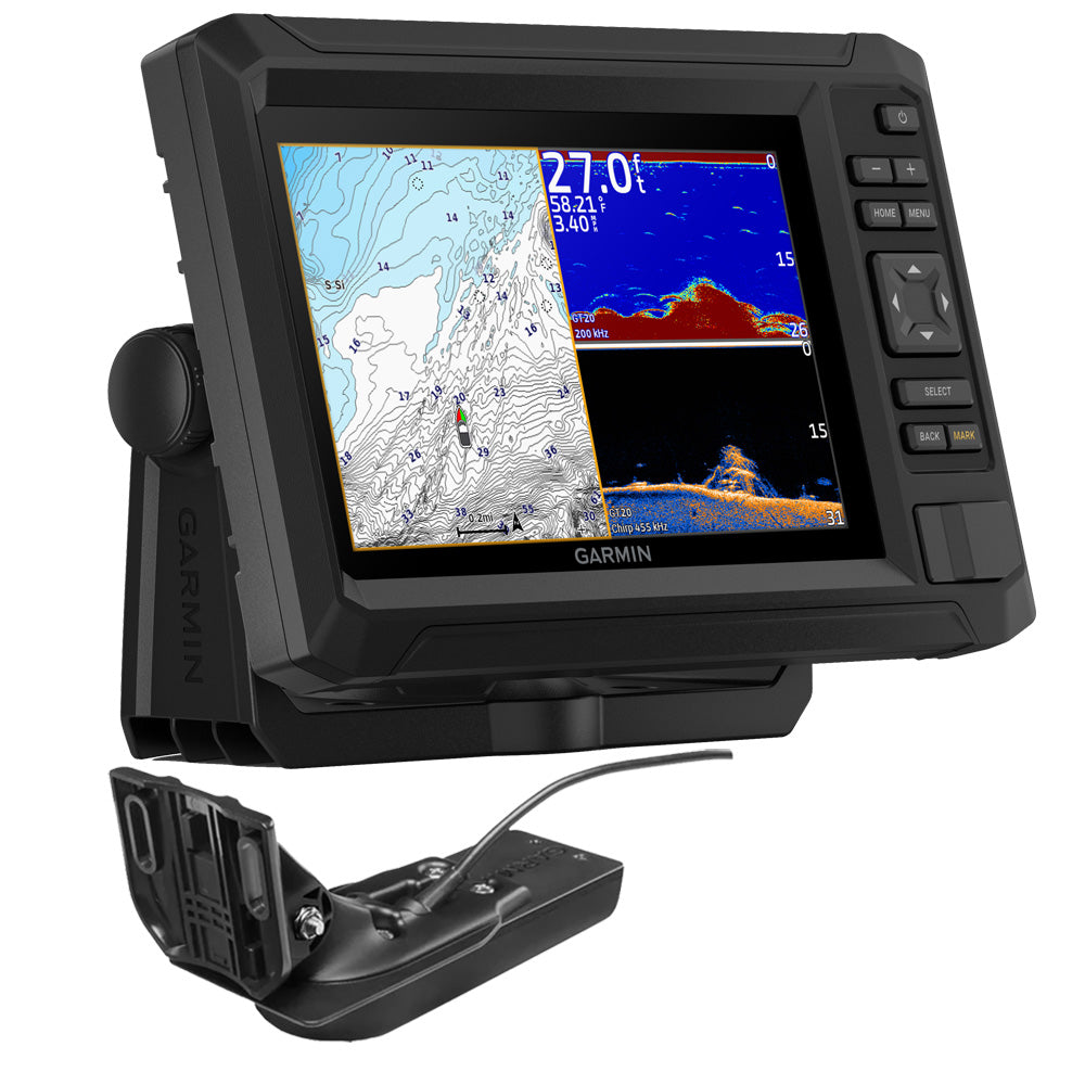 Garmin ECHOMAP UHD2 73CV ChartplotterFishfinder Combo wUS Inland Maps  GT20TM 0100259451